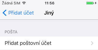 Nastavení ebenit e-mailu pro iOS - 5